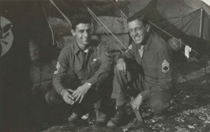 1944 25 October Lou and Tom Izzo in Italy